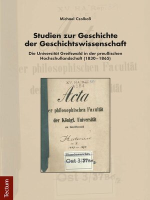 cover image of Studien zur Geschichte der Geschichtswissenschaft
